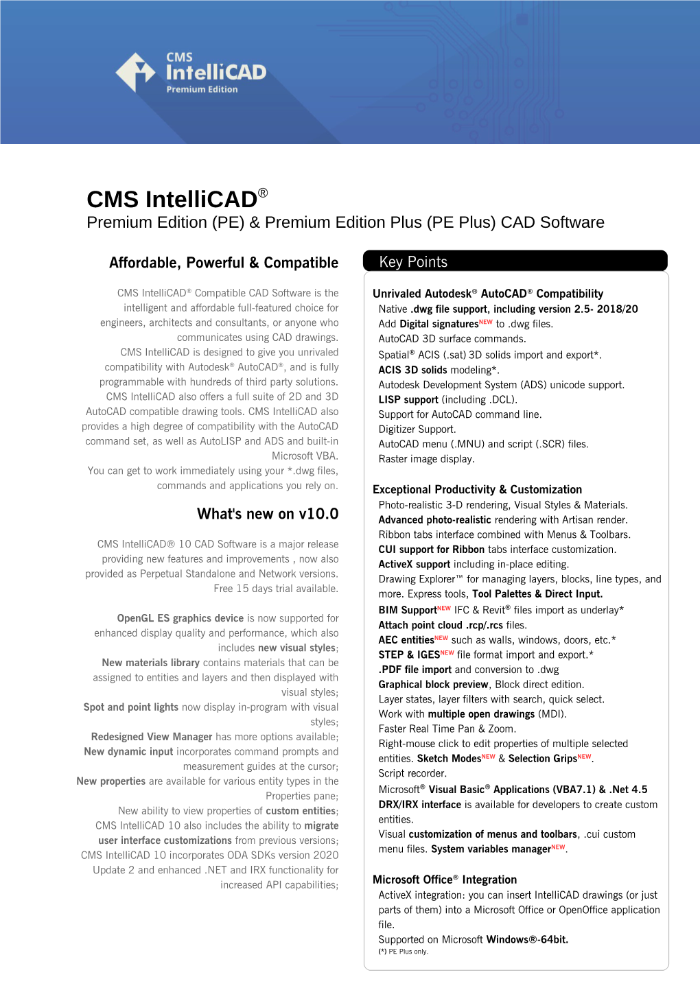 Download CMS Intellicad® Brochure