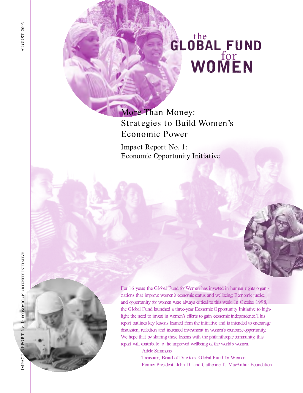 More Than Money: Strategies to Build Women's Economic Power