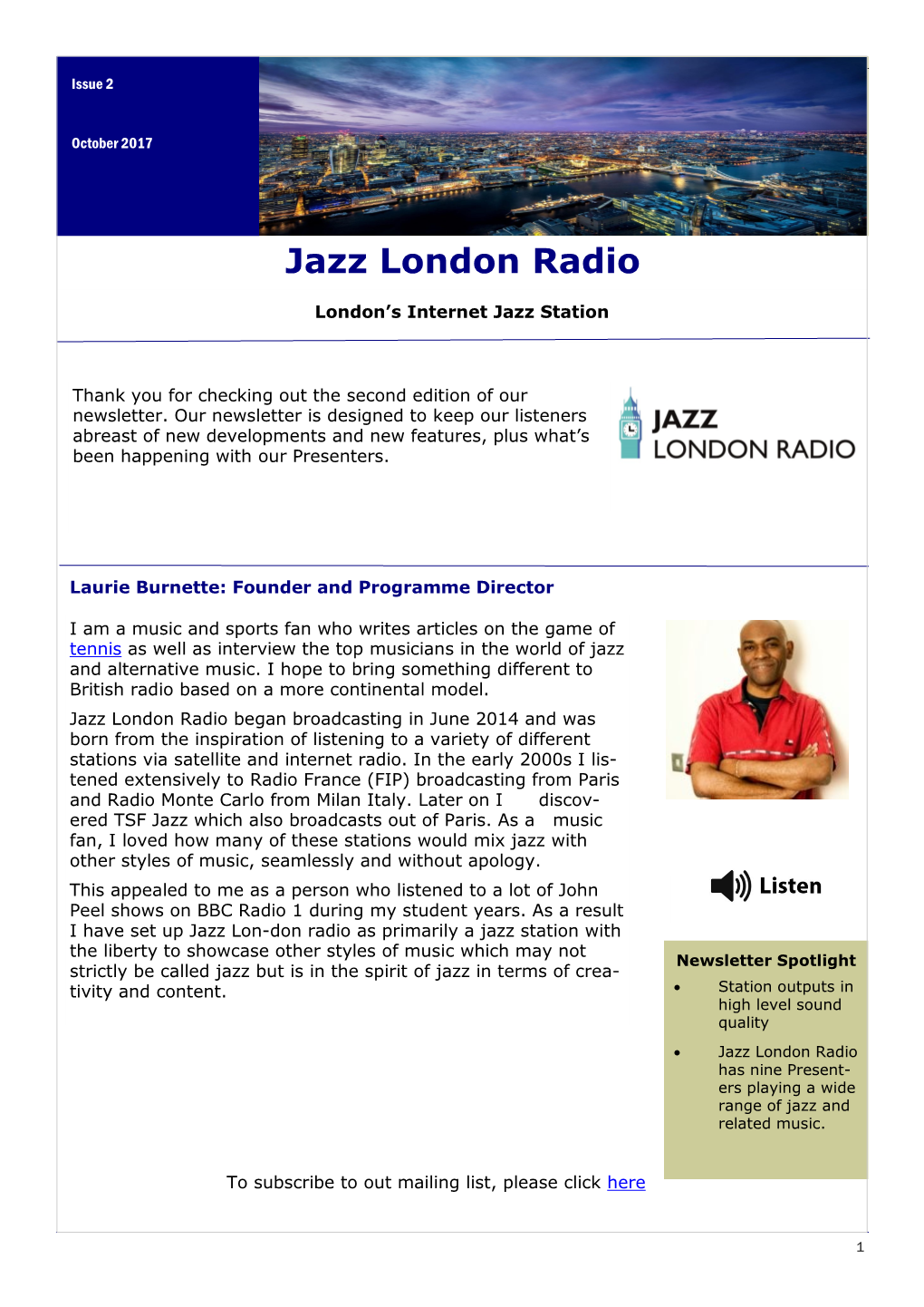 Jazz London Radio