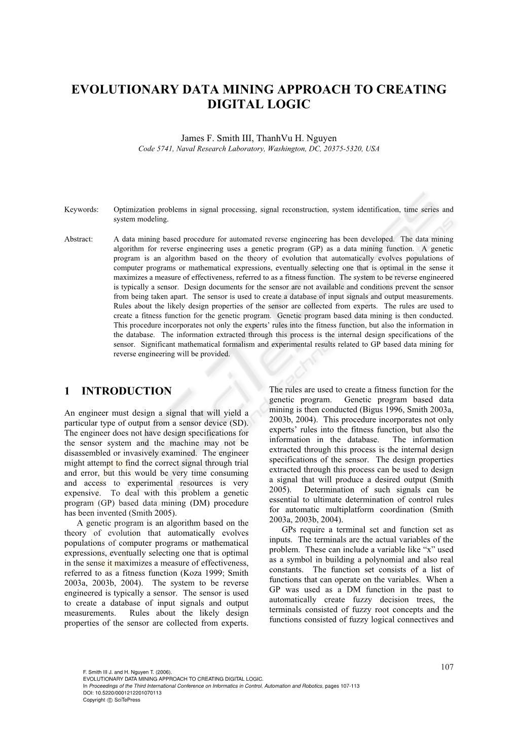 Evolutionary Data Mining Approach to Creating Digital Logic