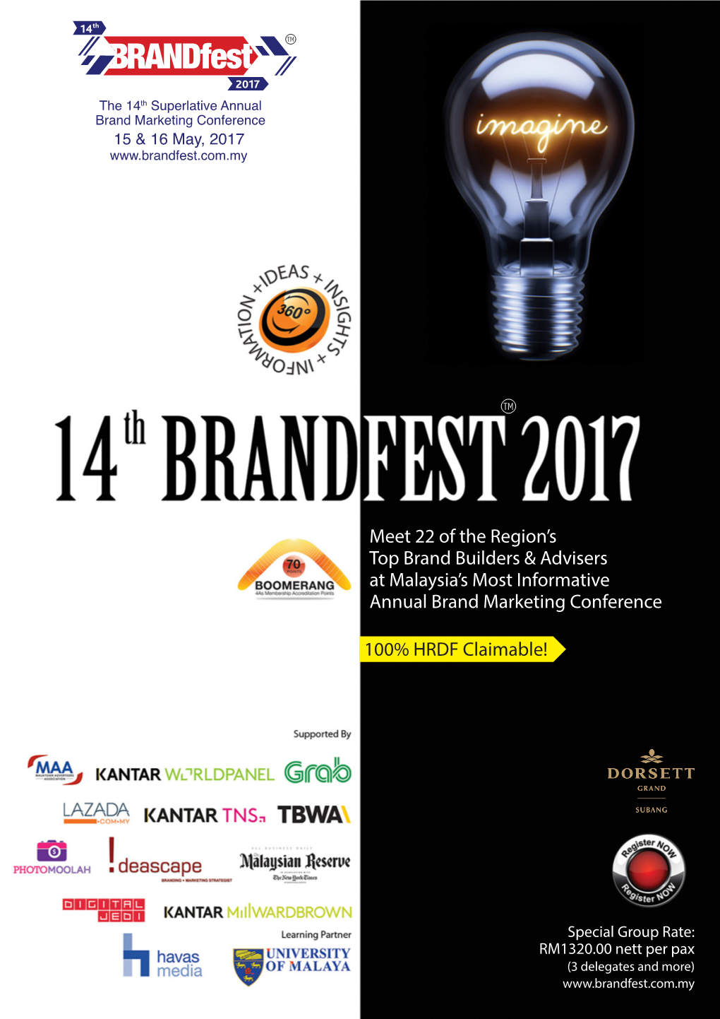 Meet 22 of the Region's Top Brand Builders & Advisers at Malaysia's