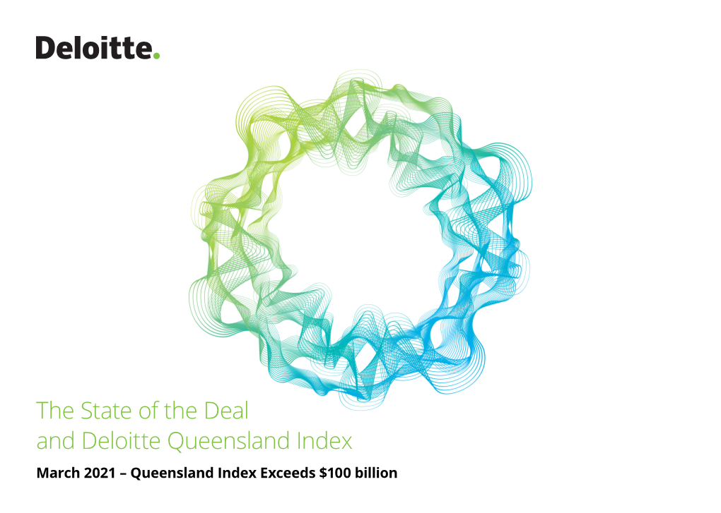 The State of the Deal and Deloitte Queensland Index