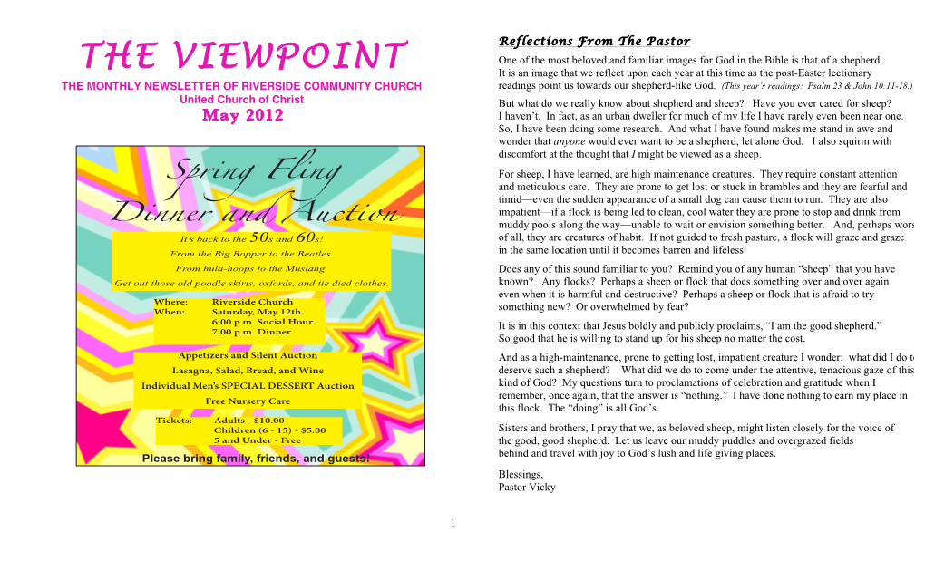 May 2012 Viewpoint