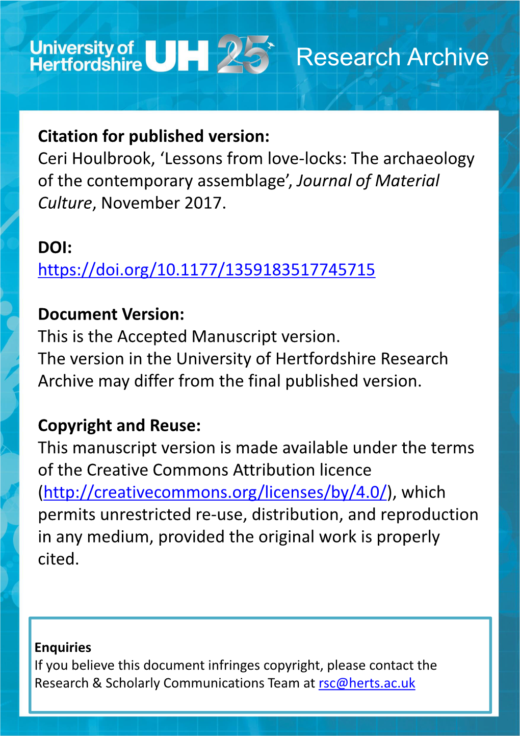 Accepted Manuscript Version