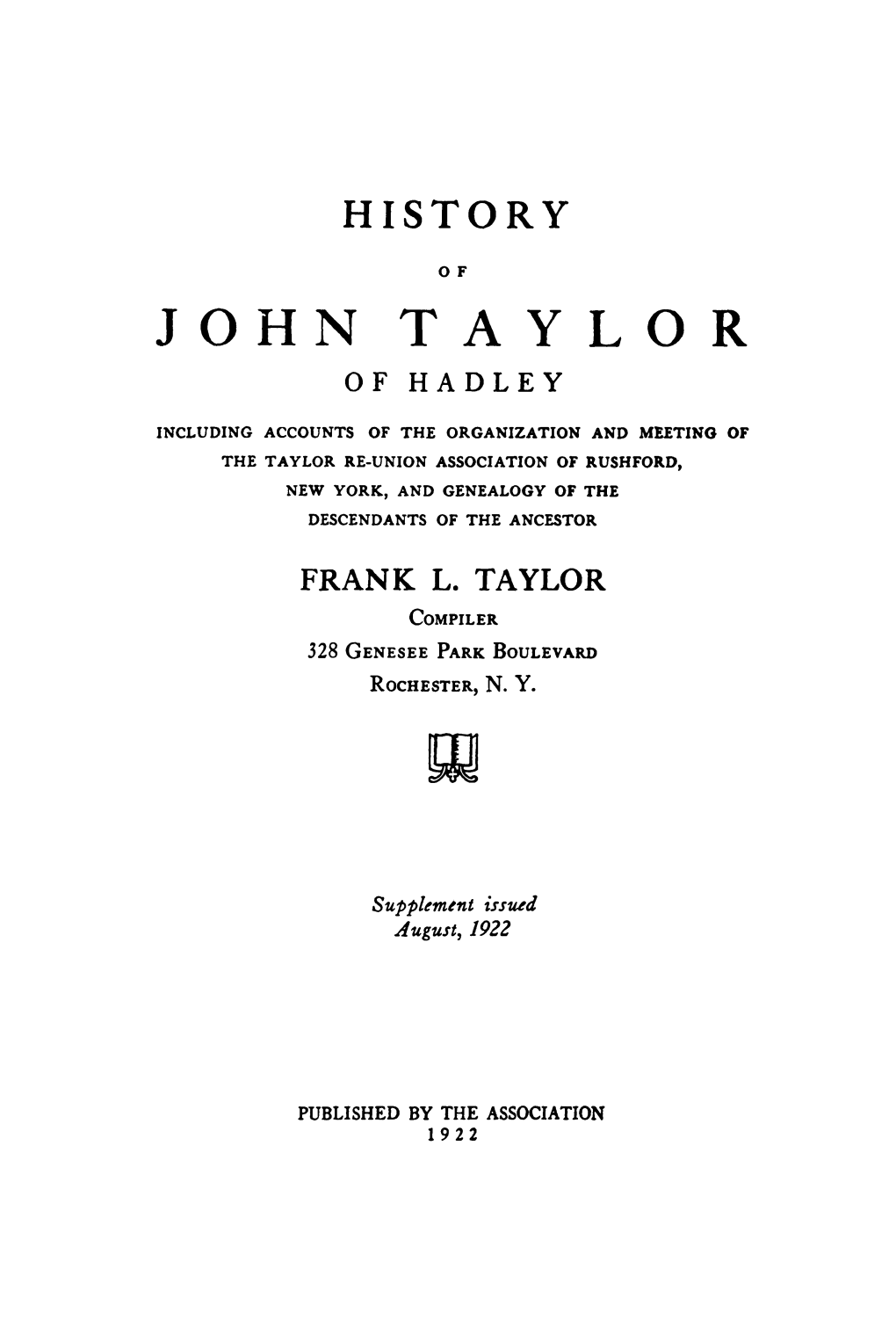 John Taylor of Hadley