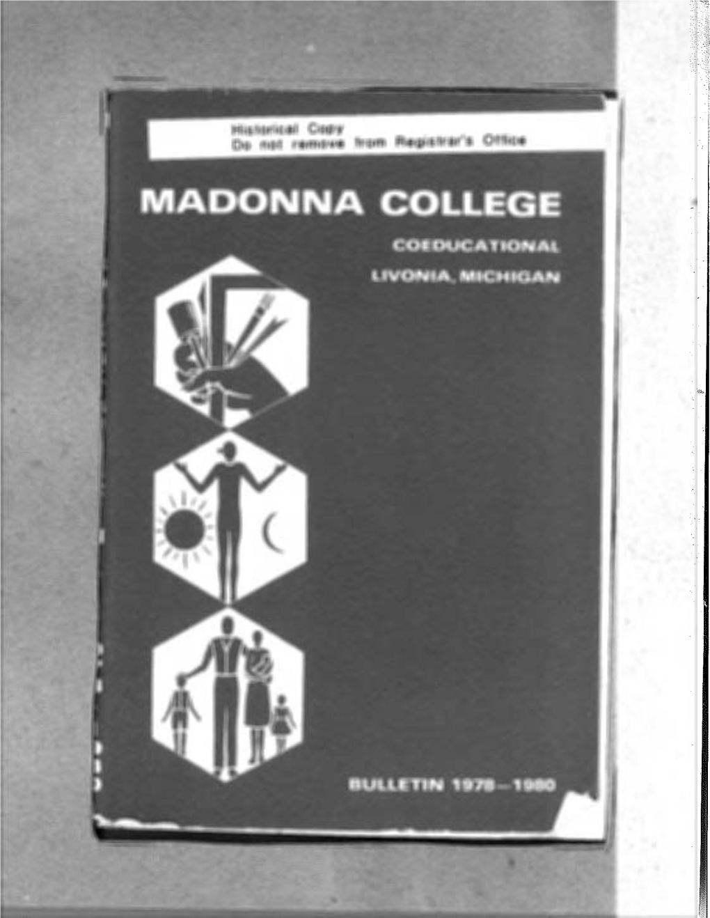Madonna College Bulletin