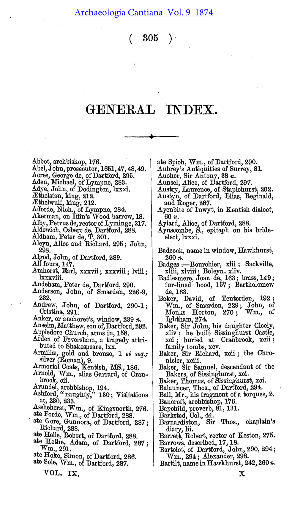 General Index