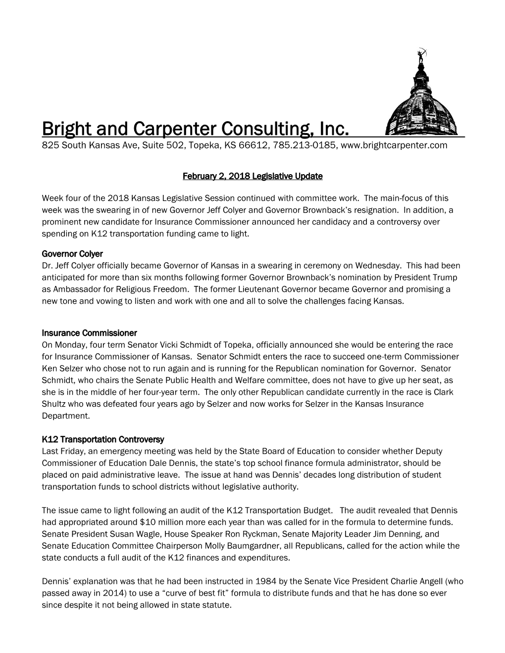 Bright and Carpenter Consulting, Inc