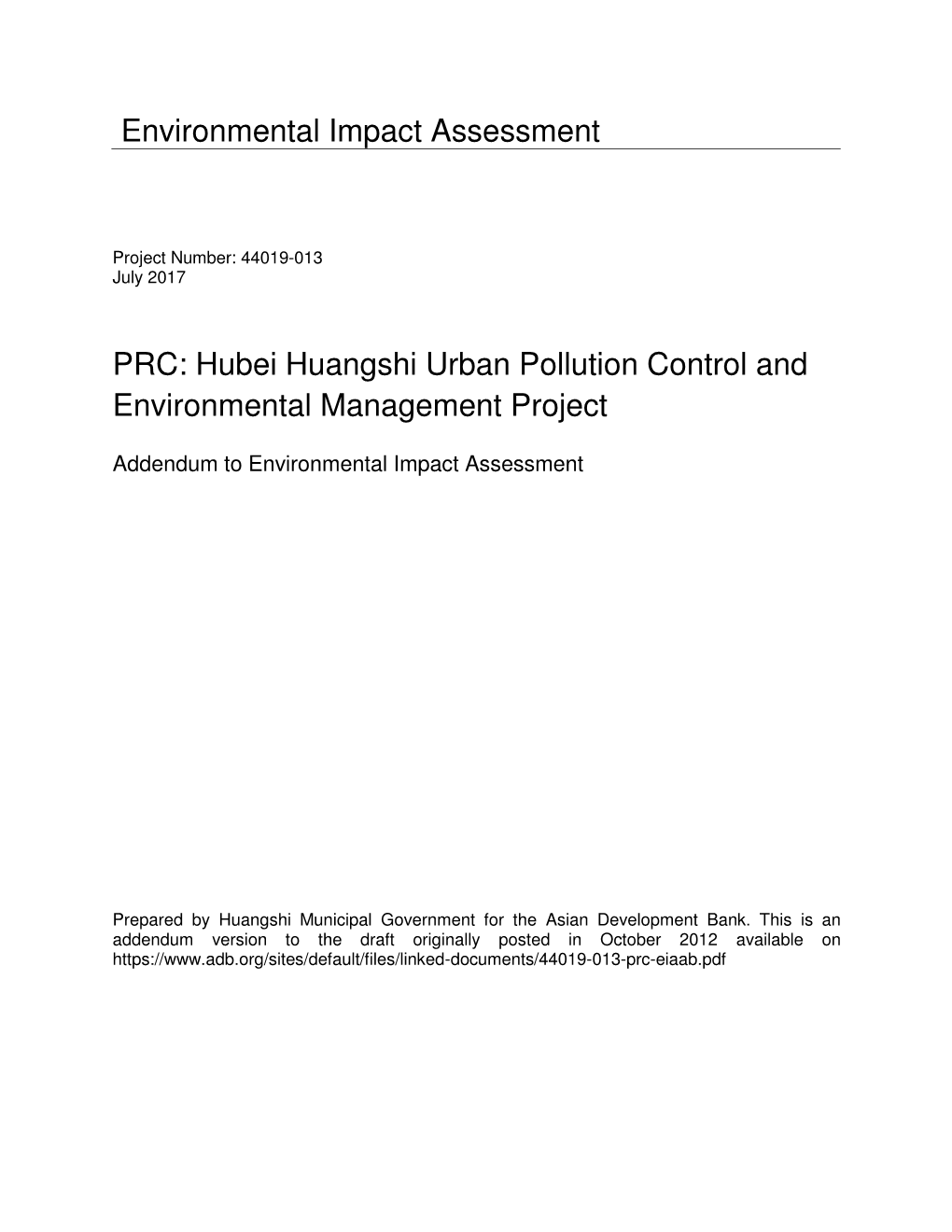 Potential Adverse Impact and Mitigation Measures for HIP