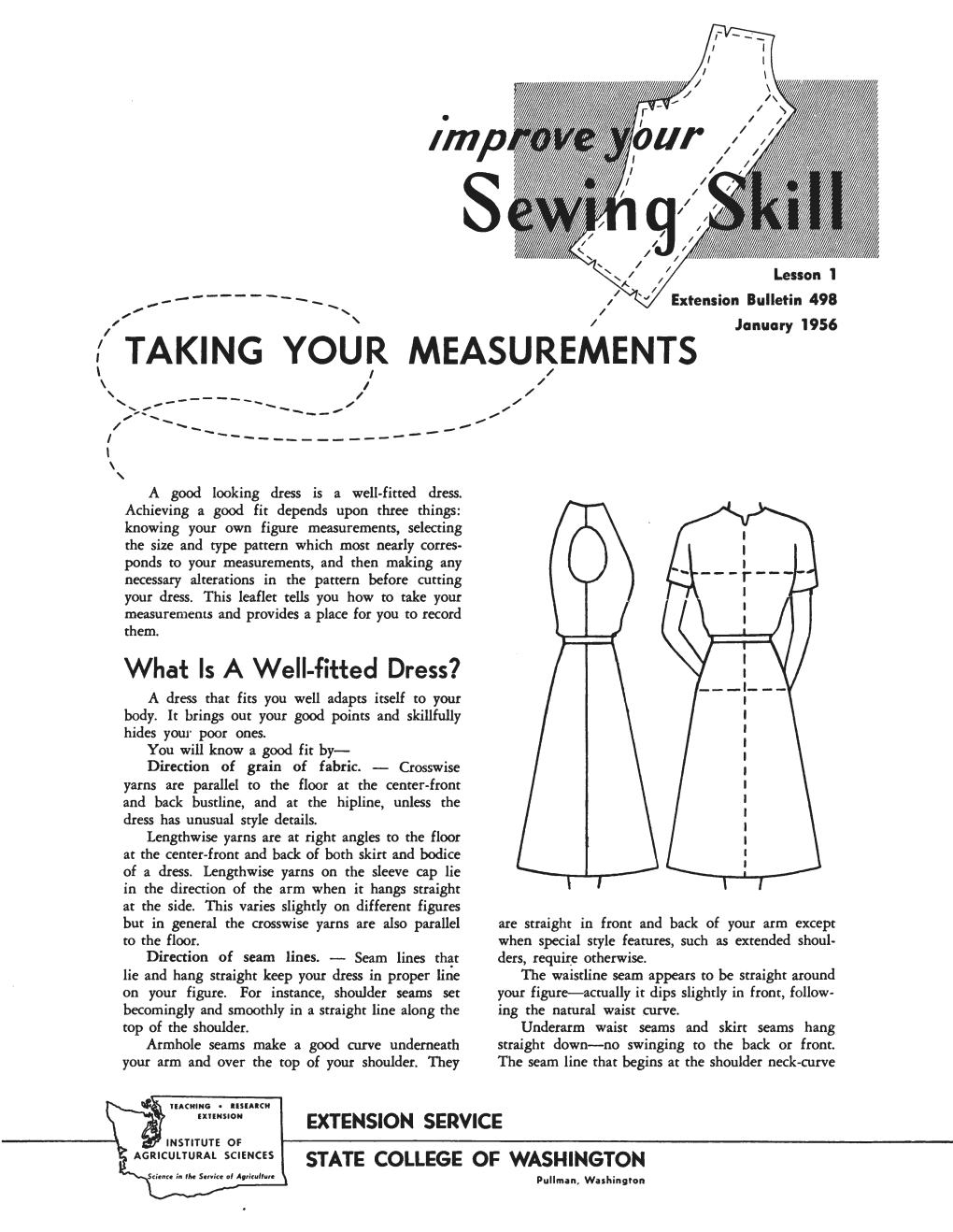 Taking Your Measurements \ I / \ I / ' ------/ / ' ,,,__