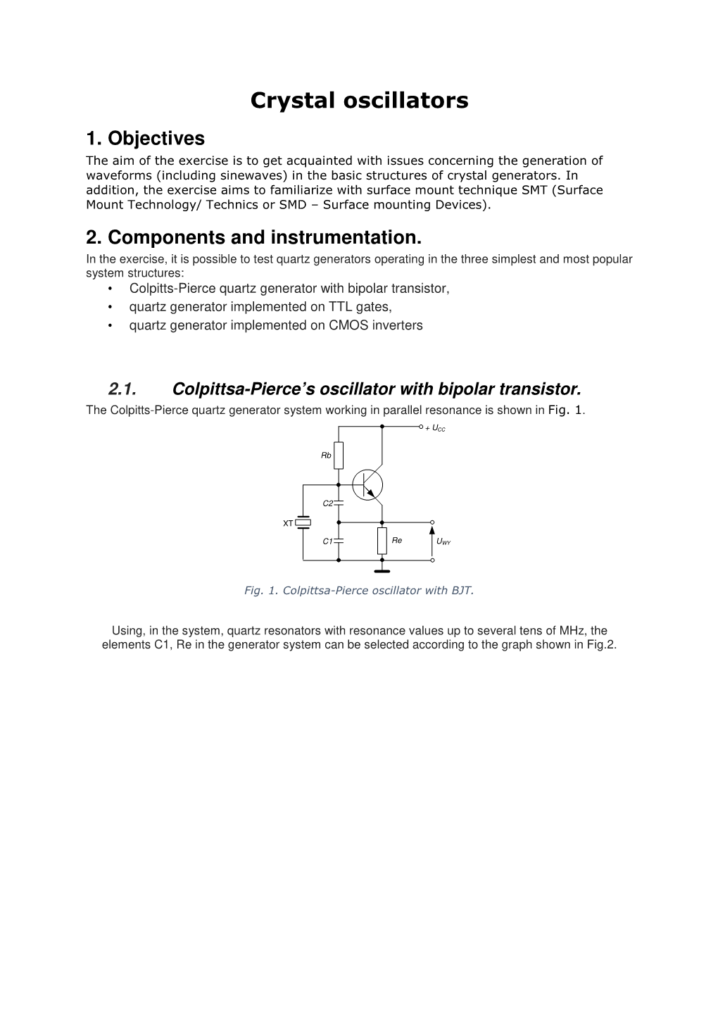 Crystal Oscillators 1