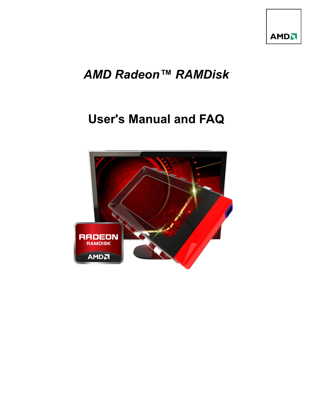 AMD Radeon™ Ramdisk User's Manual And