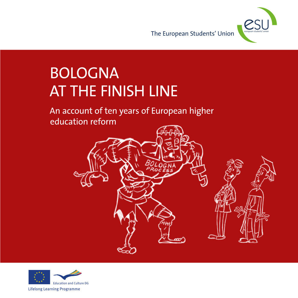 ESU · Bologna at the Finish Line' (BAFL) 2 Executive Summary