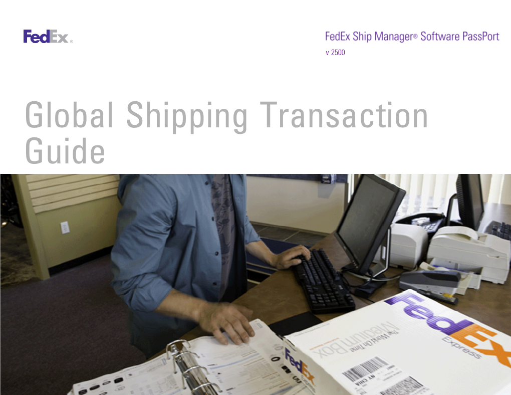 Global Shipping Transaction Guide Important Information