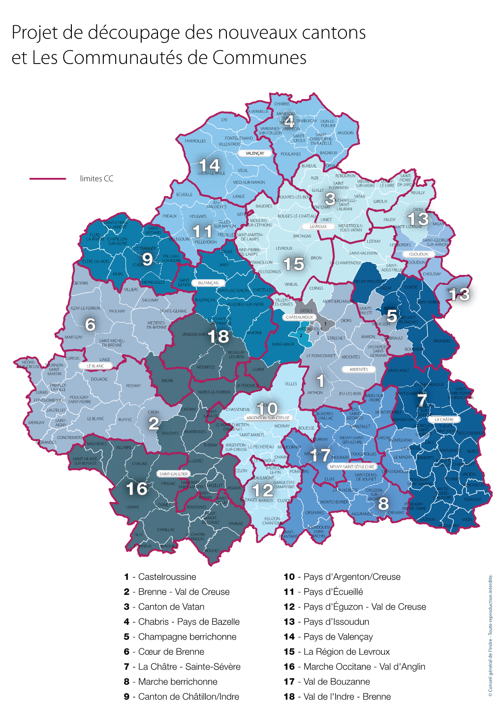 Projet De Découpage Des Nouveaux Cantons Et Les Communautés De Communes