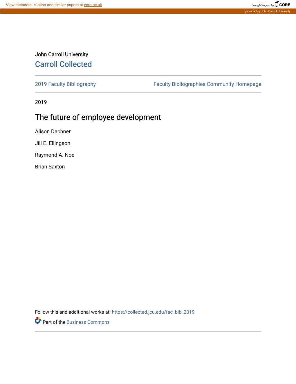 The Future of Employee Development