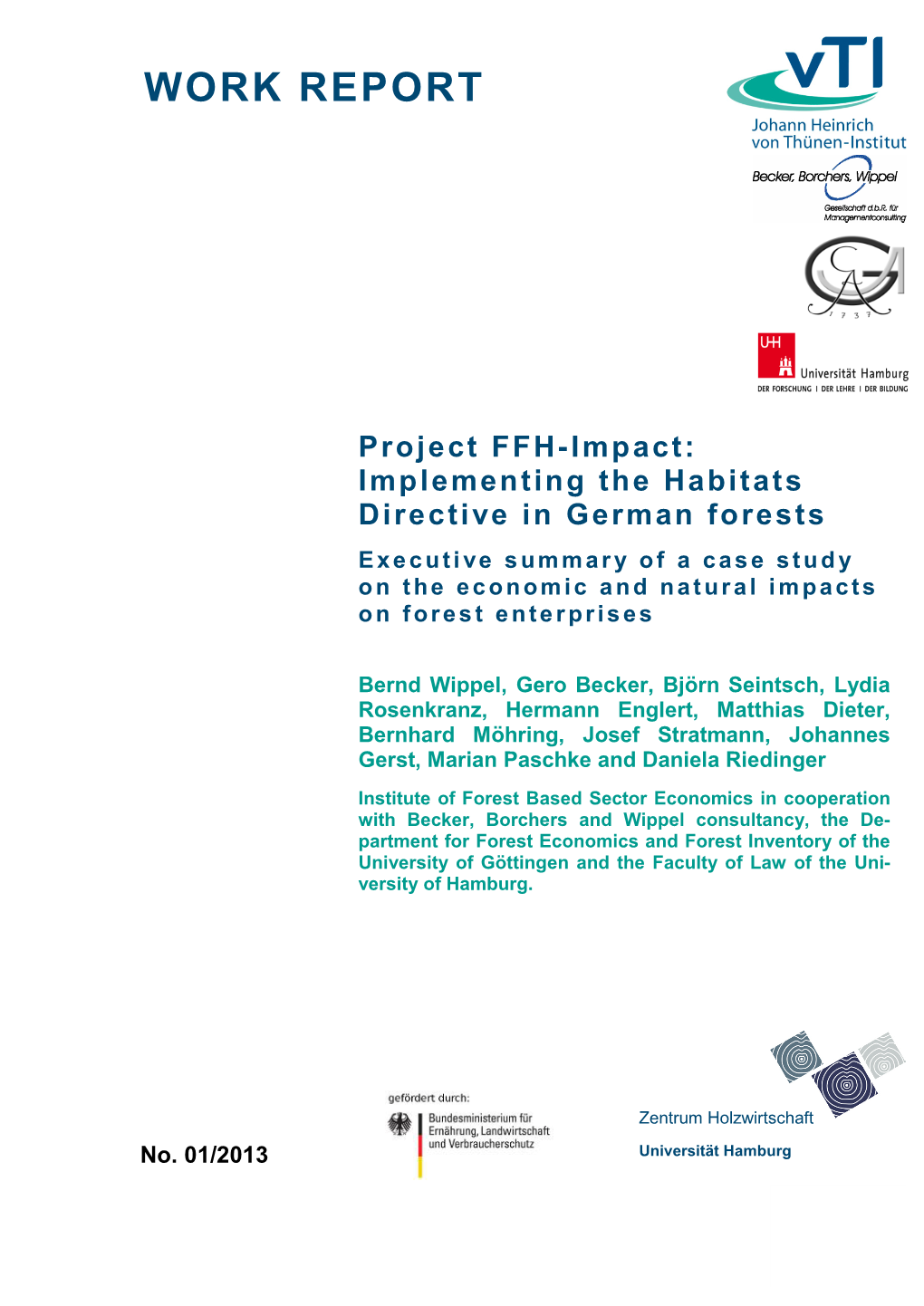 Project FFH-Impact: Implementing the Habitats Directive in German Forests