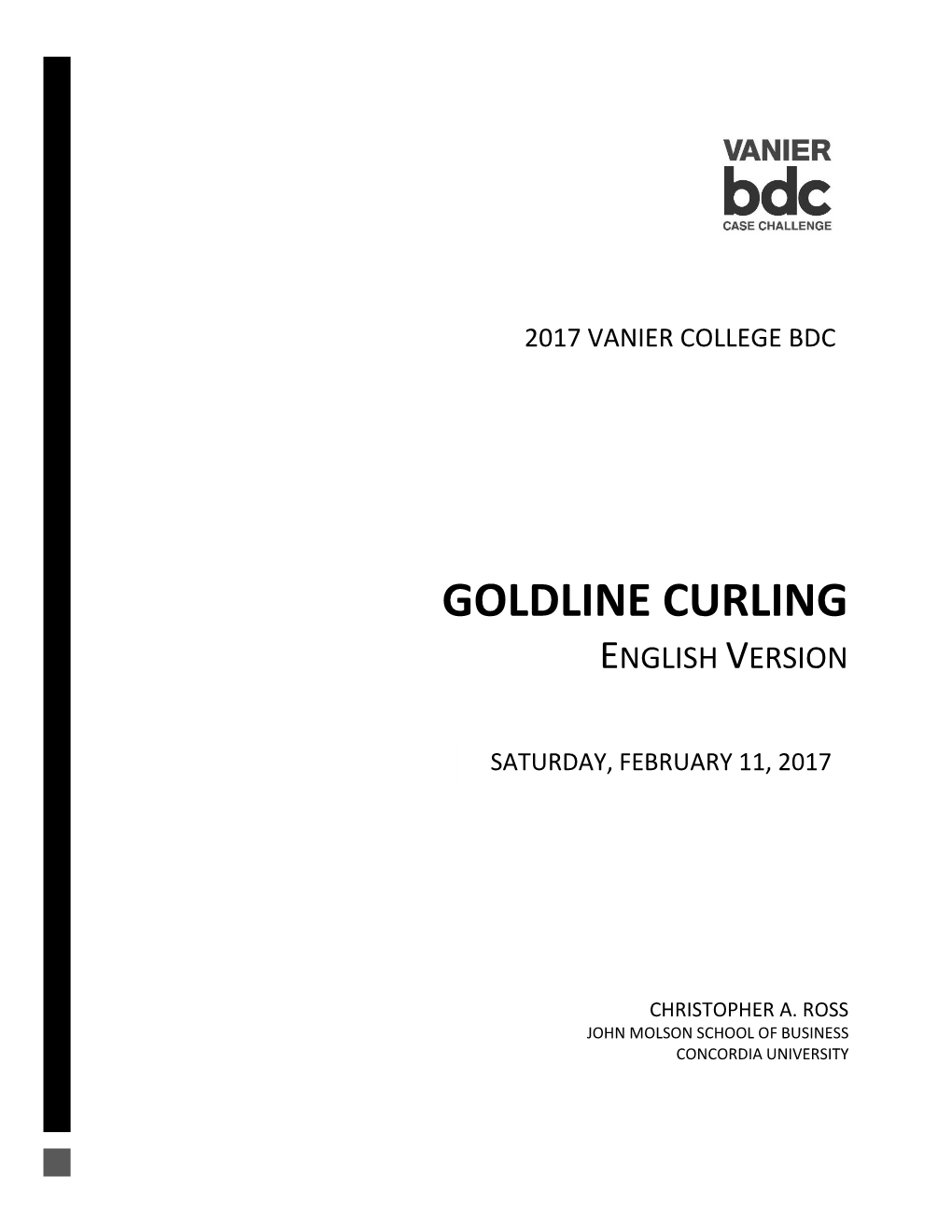 Goldline Curling English Version