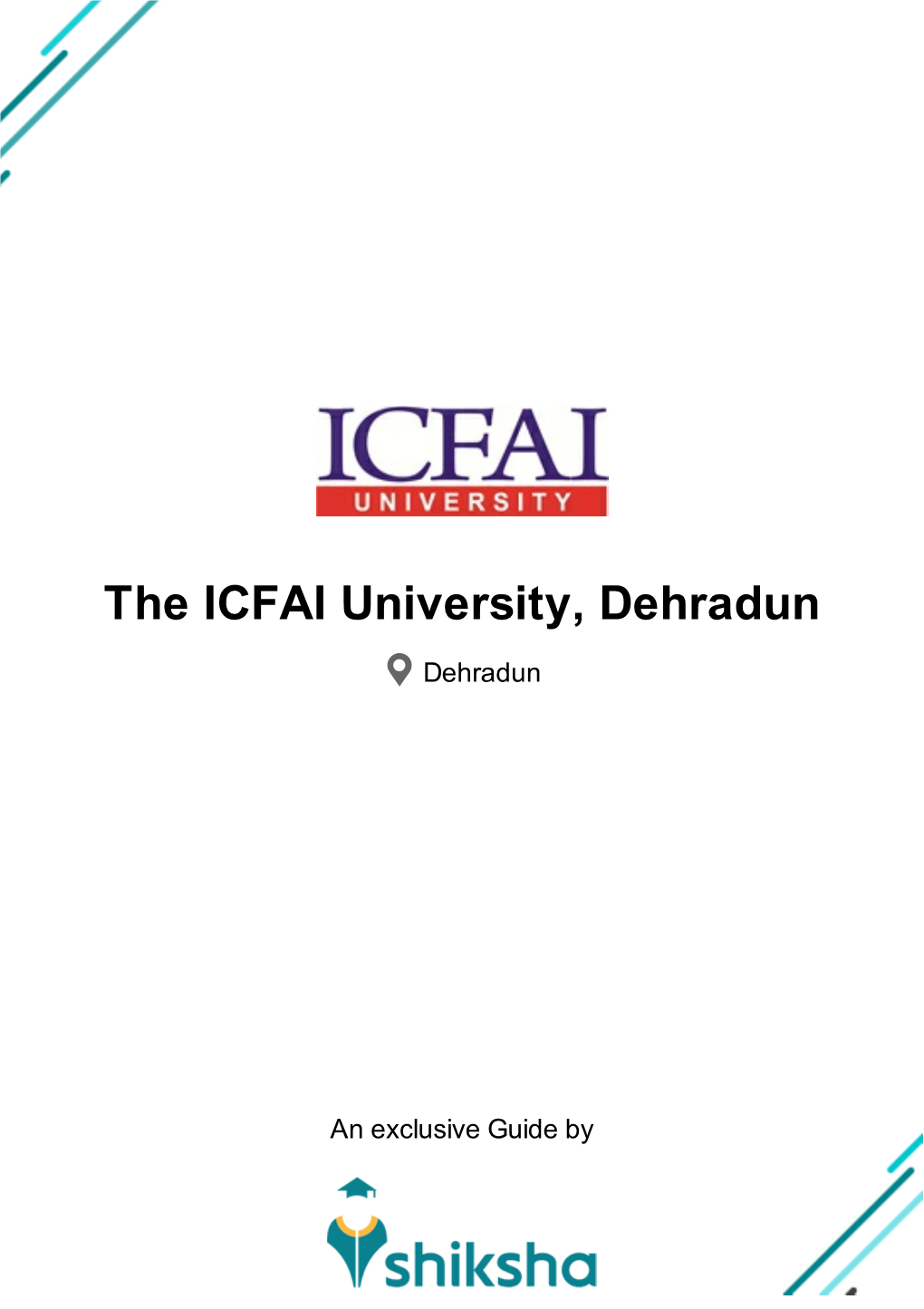 The ICFAI University, Dehradun