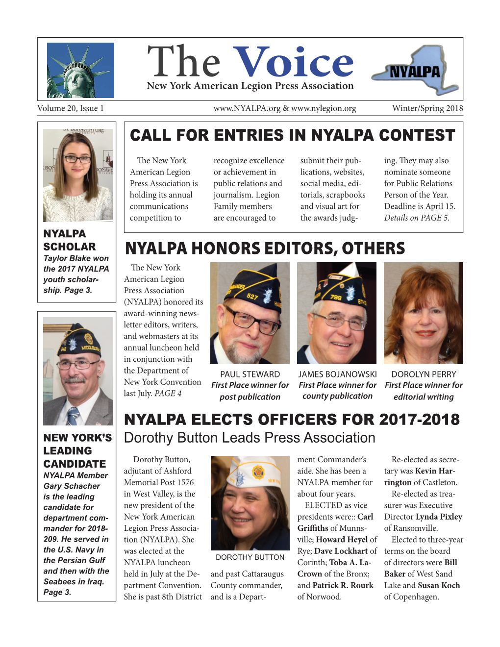 NYALPA Voice (Spring 2018 Issue)