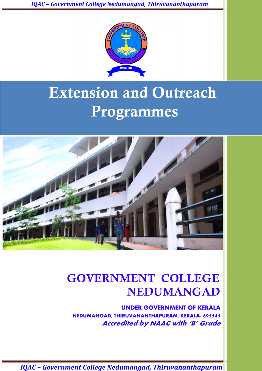 Extension and Outreach Programmes