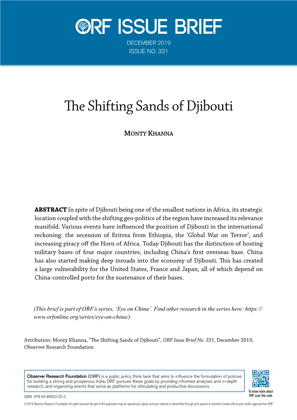 The Shifting Sands of Djibouti