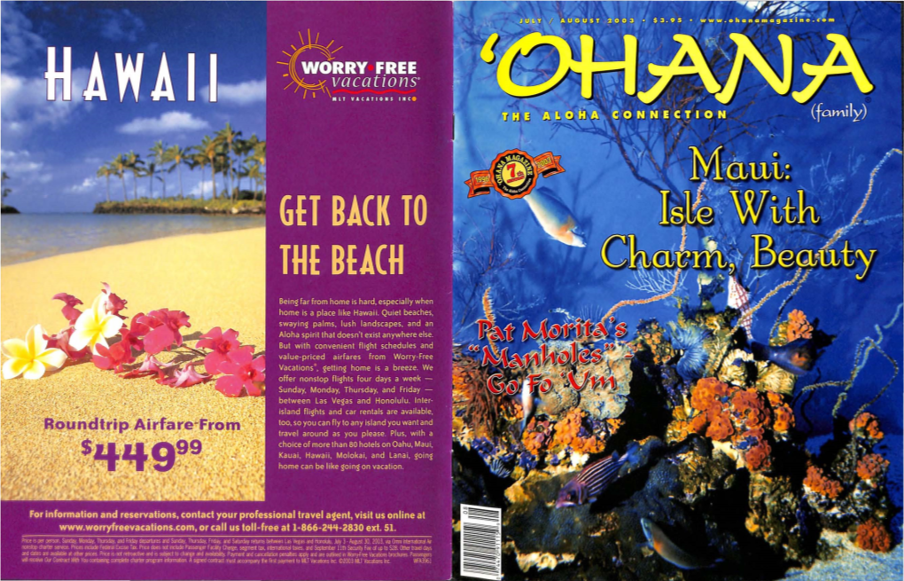 MOVING to OR from HAWAII? (Weather Permitting) Starting April 22, 2003