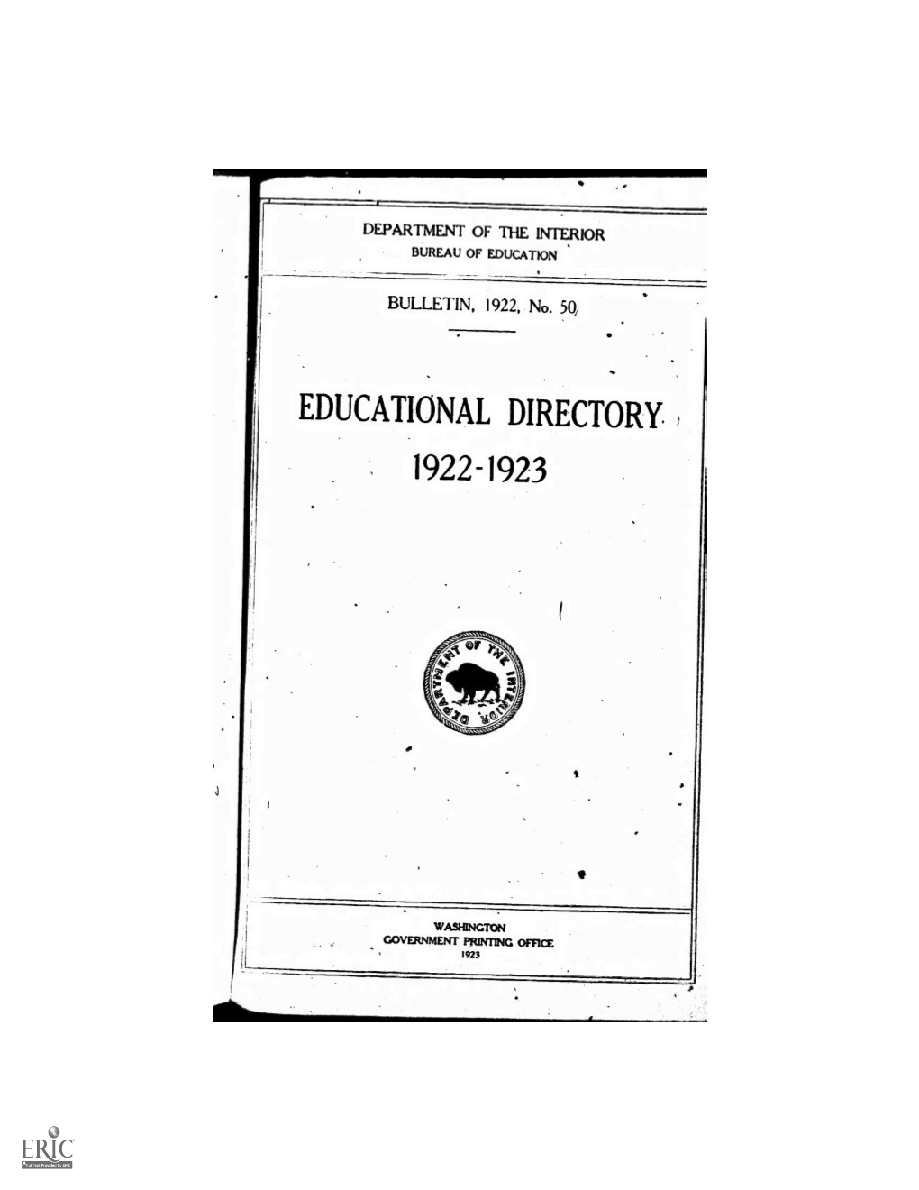 Educational Directory, 1