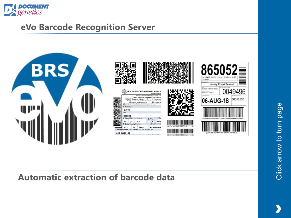Download the Evo Barcode Recognition Server Brochure Here