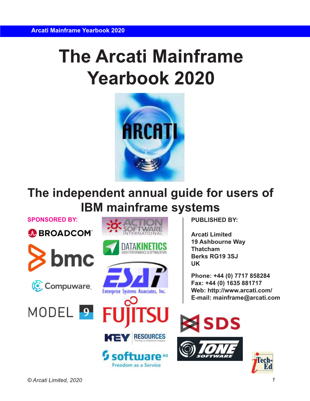 The Arcati Mainframe Yearbook 2020