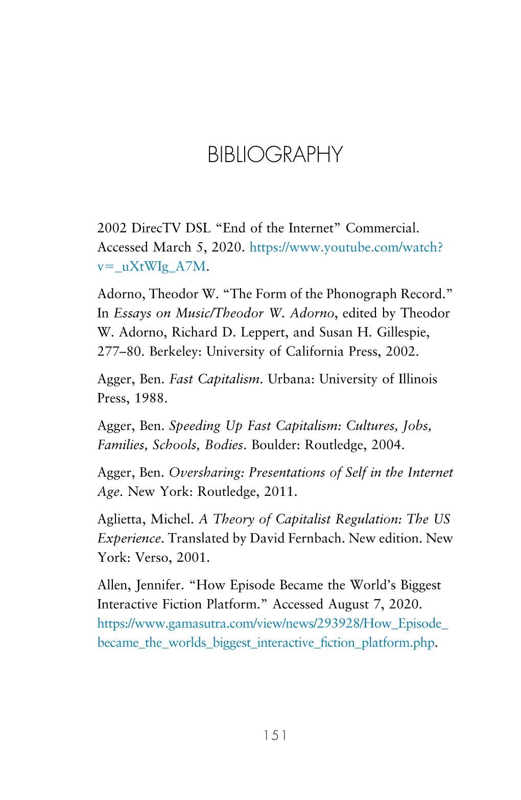 Bibliography