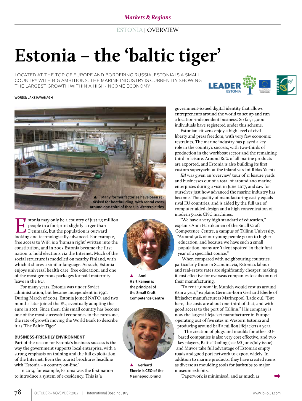 Estonia – the 'Baltic Tiger'