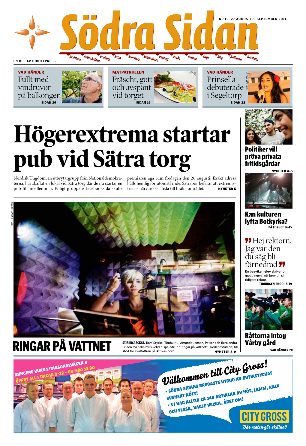 Högerextrema Startar Pub Vid Sätra Torg