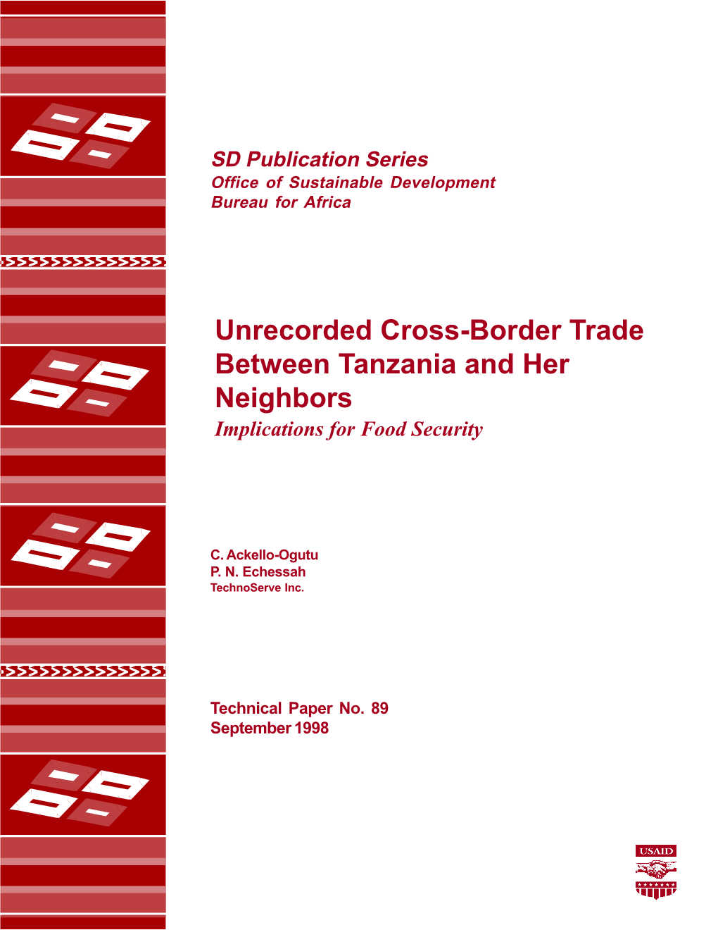 Unrecorded Cross-Border Trade Between Tanzania and Her Neighbors Implications for Food Security