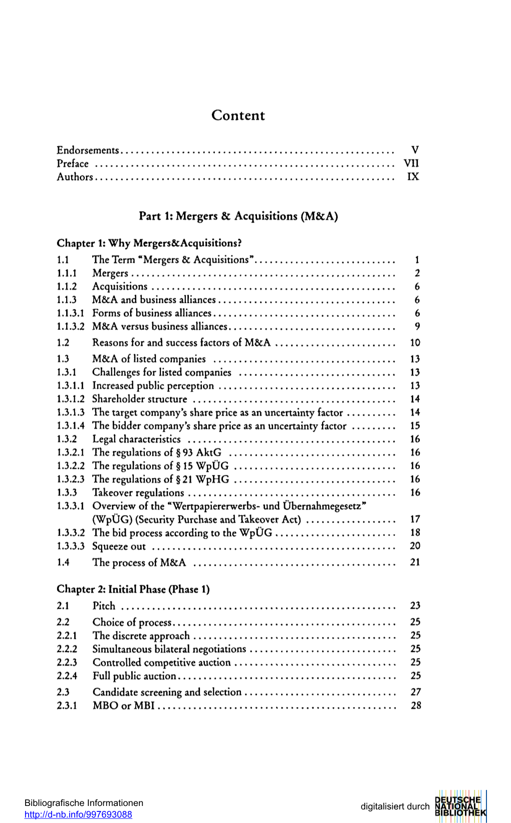 Content Part 1: Mergers & Acquisitions (M&A)