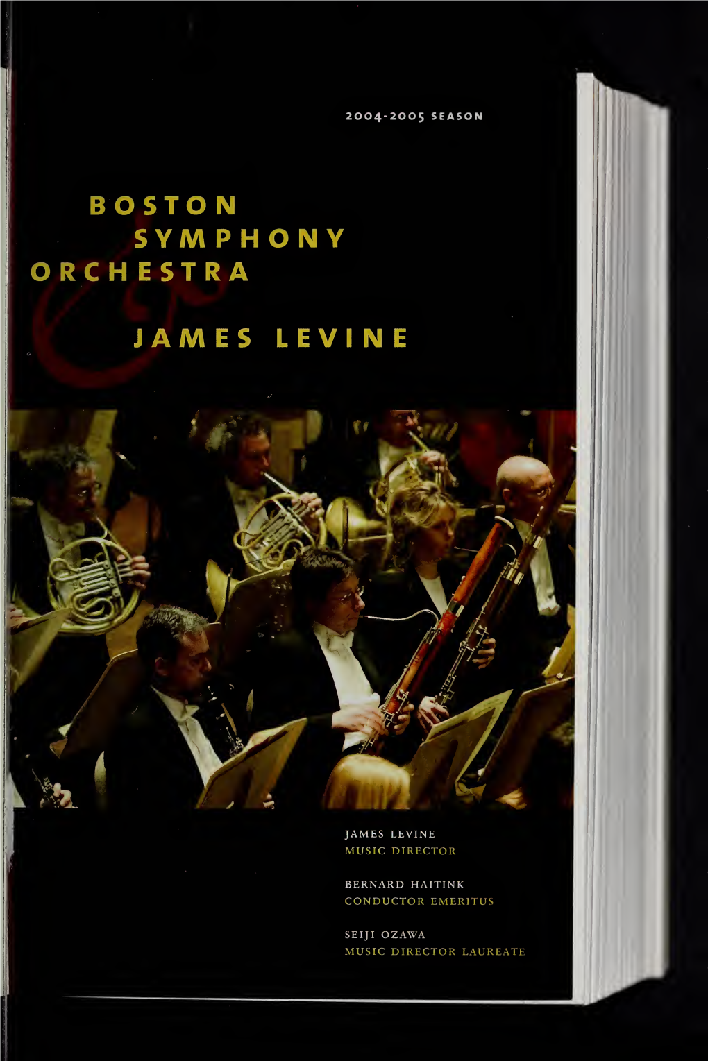 Boston Symphony Orchestra Concert Programs, Season 124, 2004-2005