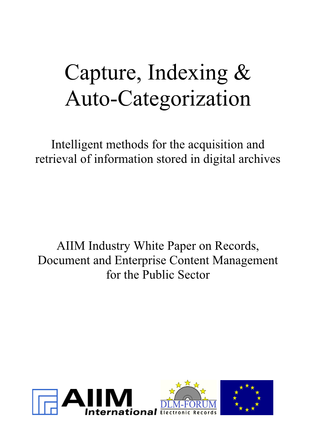 <Title of the Industry White Paper>