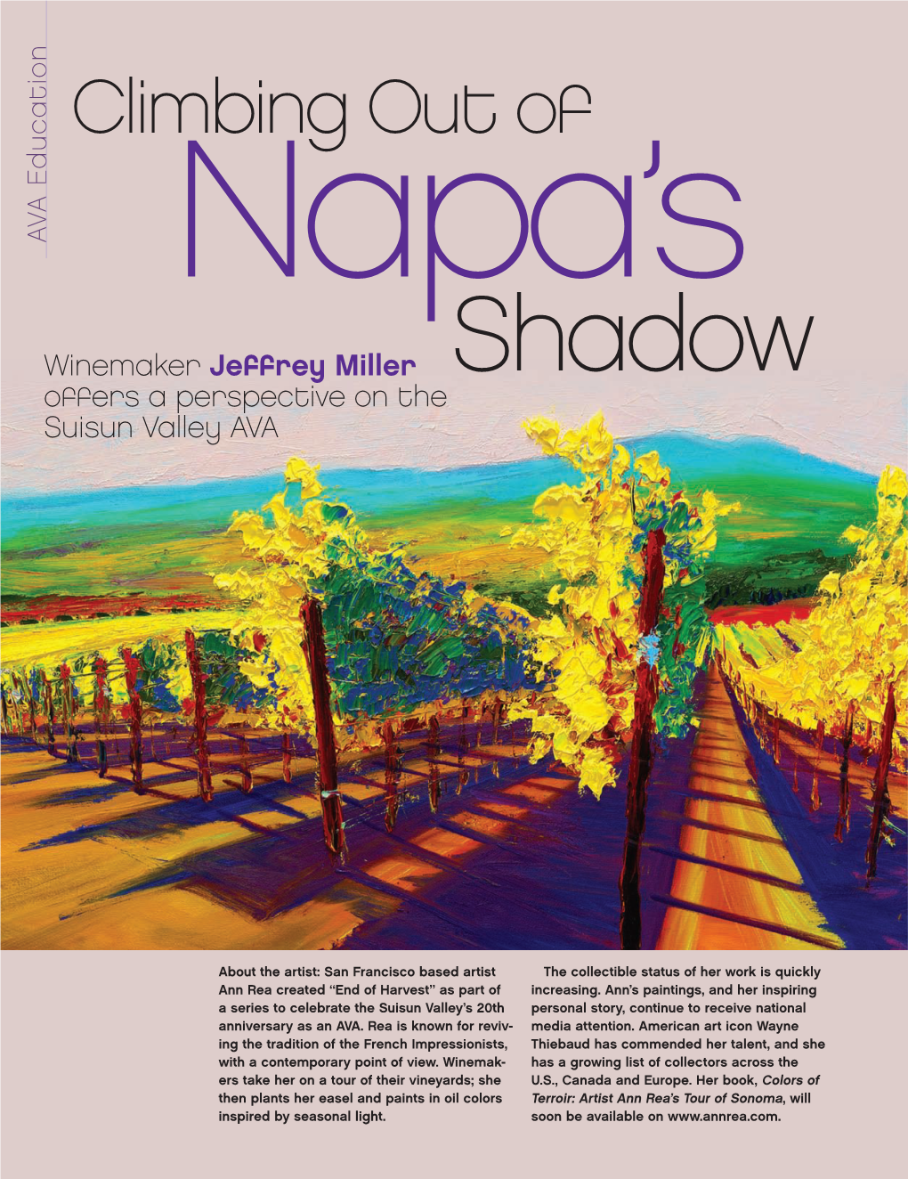 Climbing out of Napa's Shadow