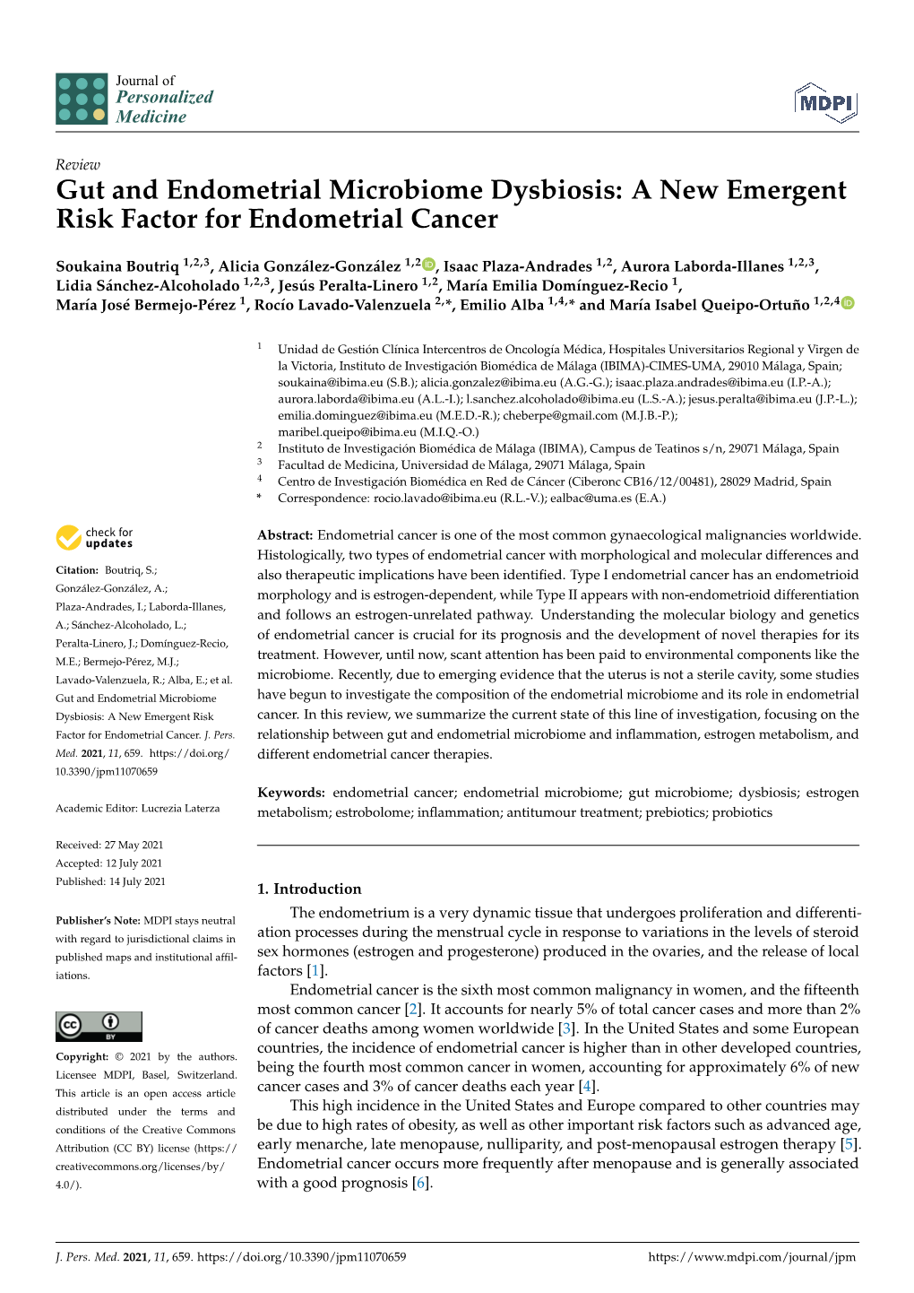 A New Emergent Risk Factor for Endometrial Cancer