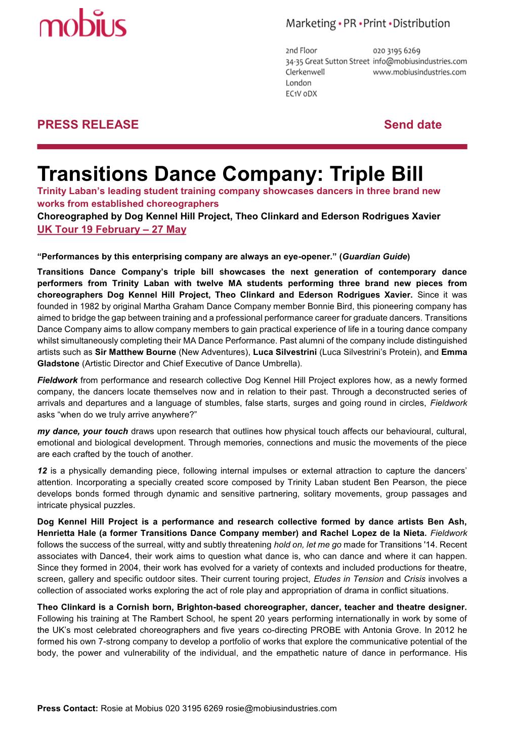 Transitions Dance Company