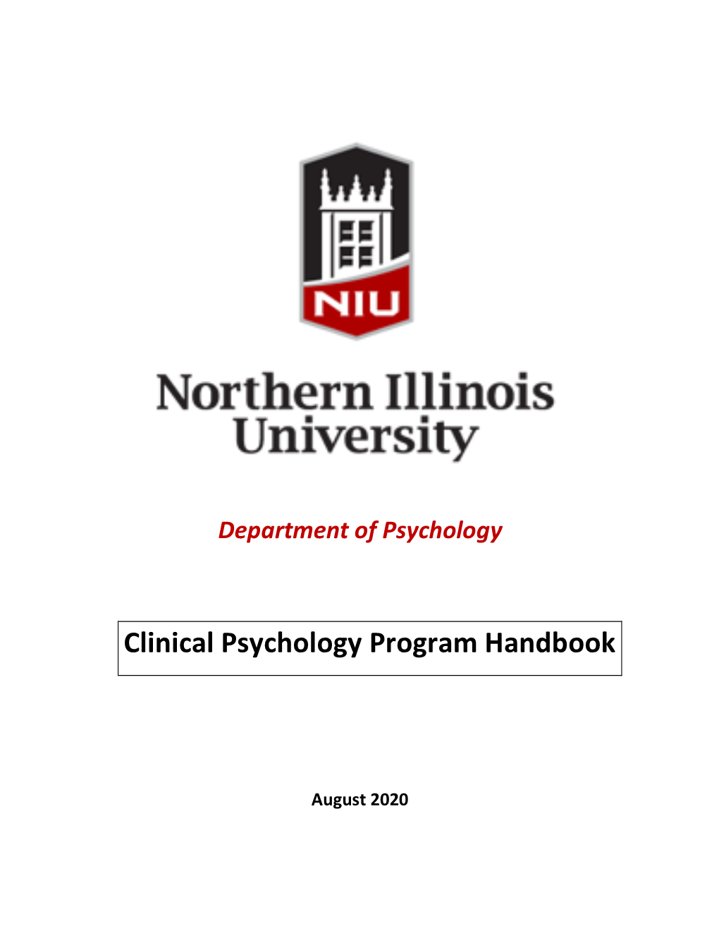 Clinical Psychology Program Handbook