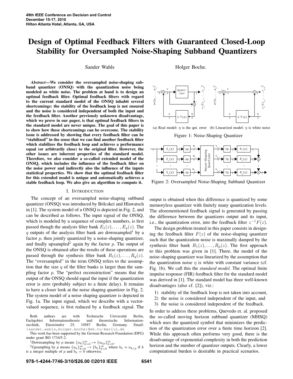 Design of Optimal Feedback Filters with Guaranteed Closed-Loop Stability for Oversampled Noise-Shaping Subband Quantizers