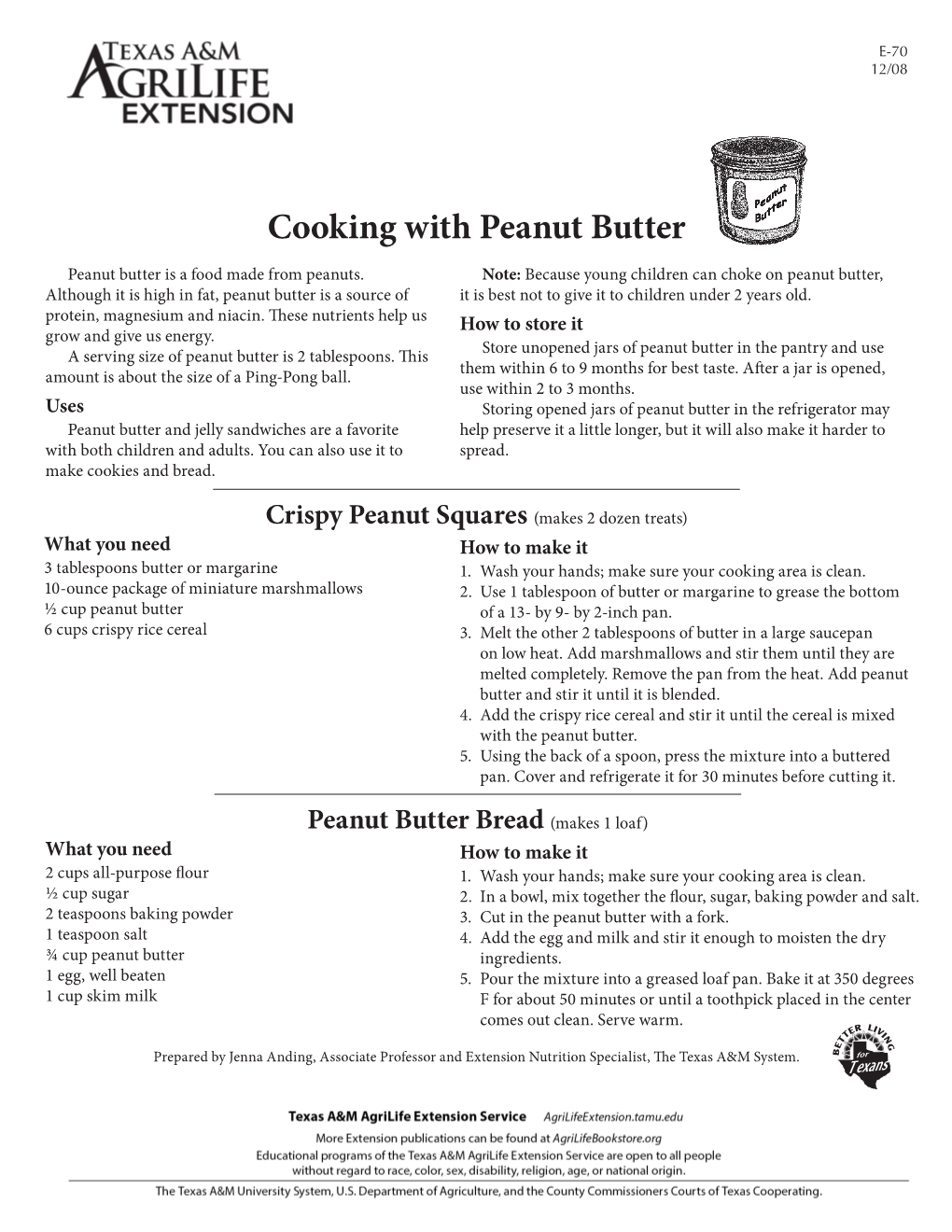 Cooking with Peanut Butter