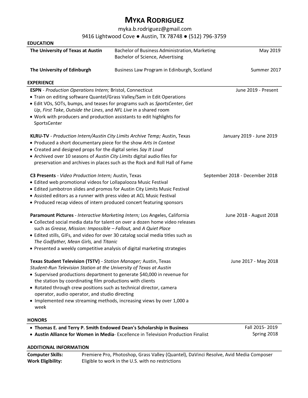 My Resume Link