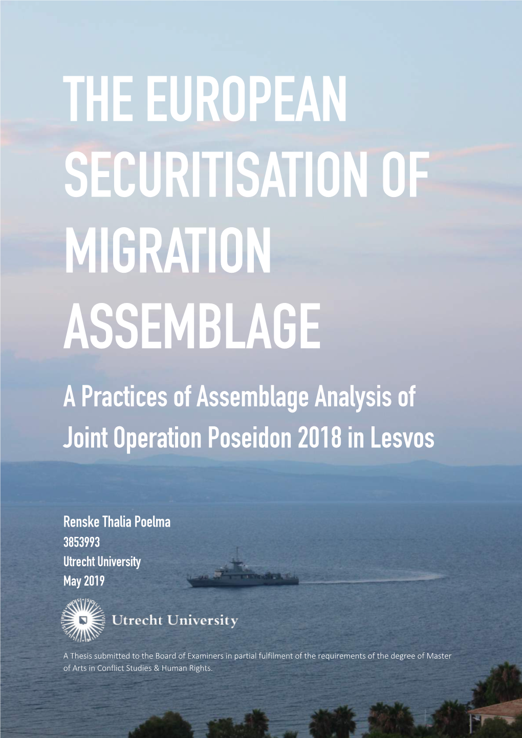 A Practices of Assemblage Analysis of Joint Operation Poseidon 2018 in Lesvos