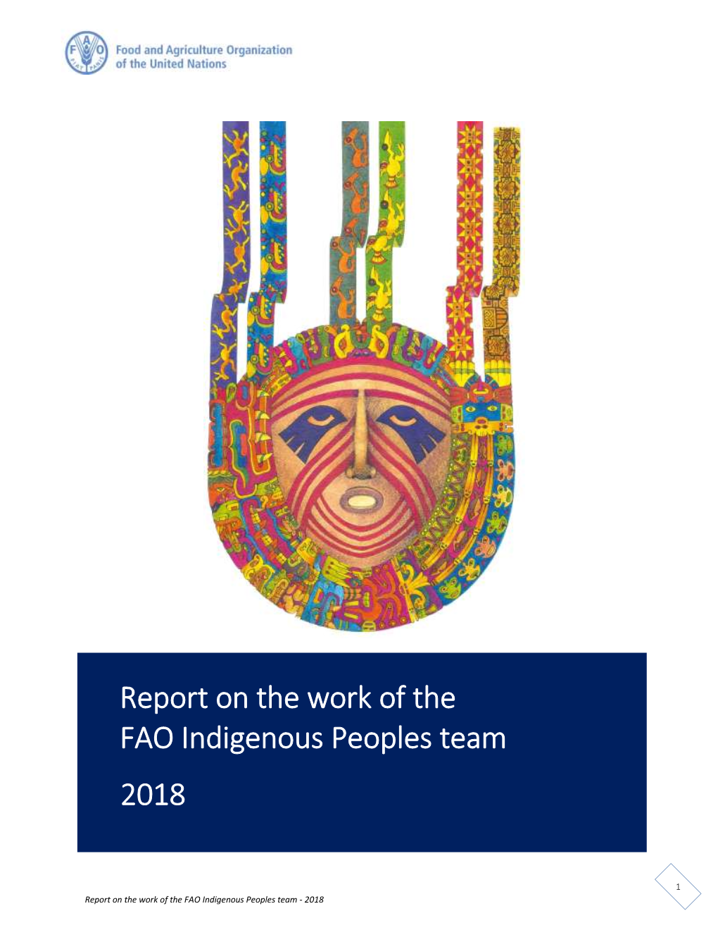 Report on the Work of the FAO Indigenous Peoples Team 2018