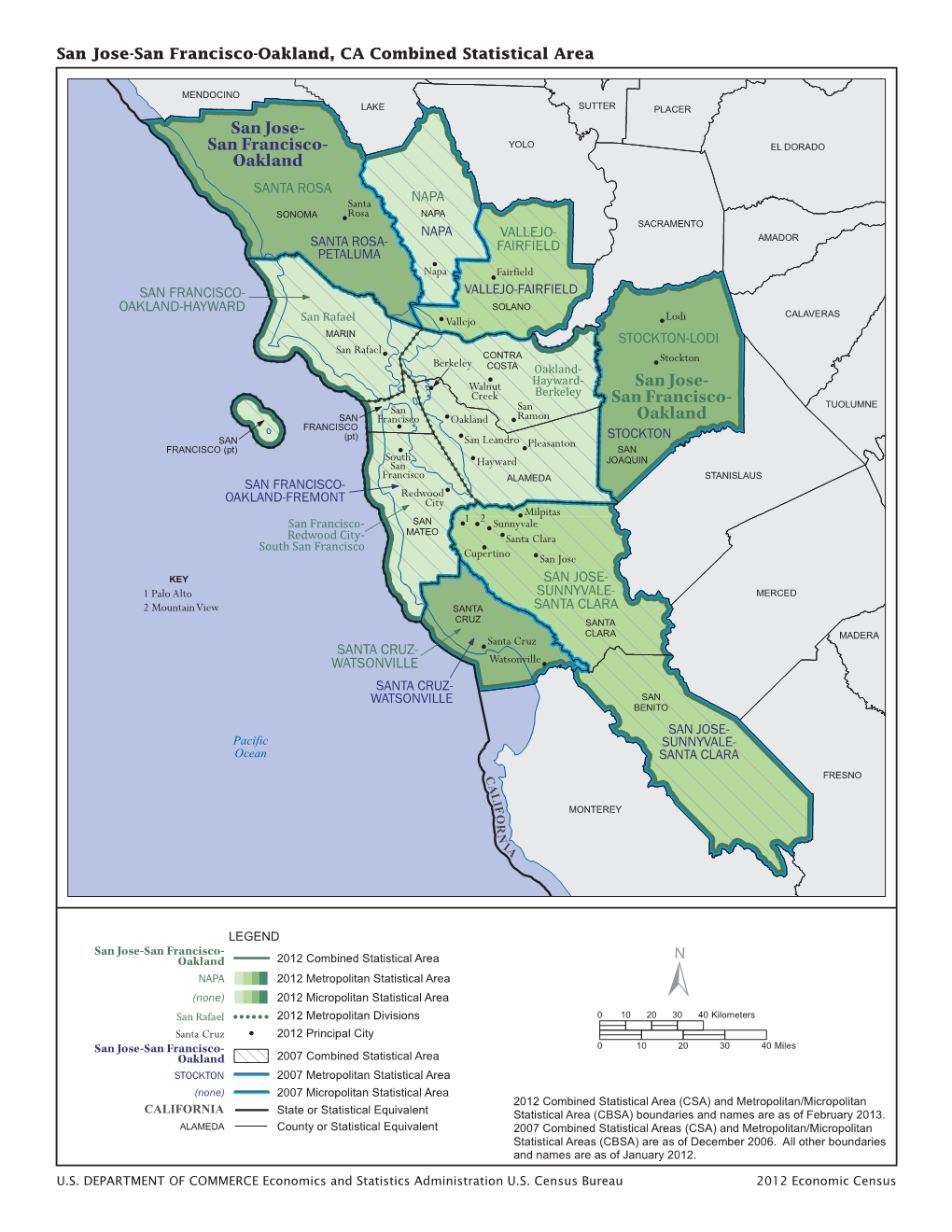 San Jose-San Francisco-Oakland, CA Combined Statistical Area