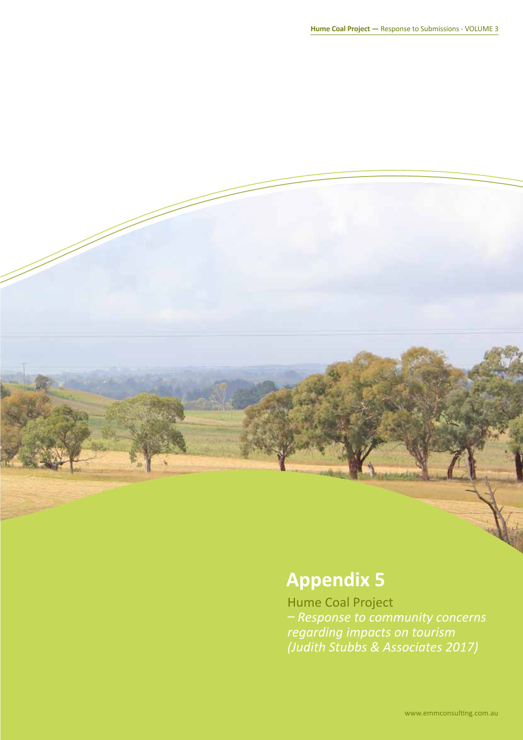 Hume Coal Project RTS Appendix 5