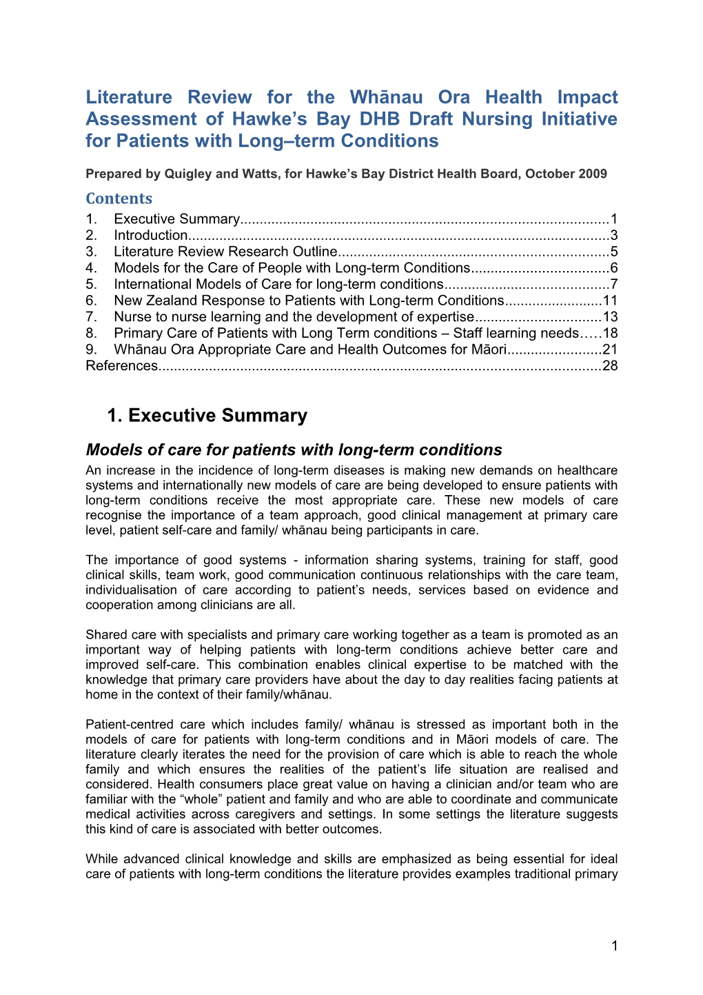 Appendix C: Literature Review