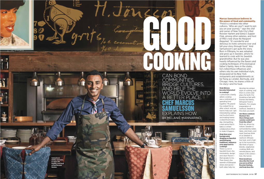 Chef Marcus Samuelsson